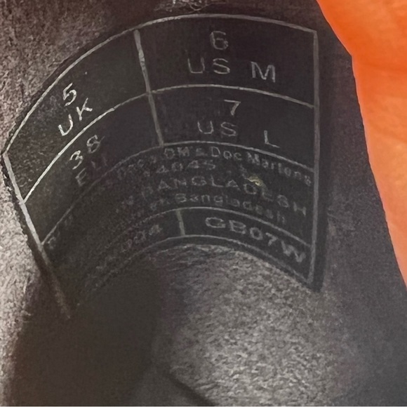 Dr Martens Black Felix Rub Off Faux Vegan Leather 1460 Lace Up Combat Boots NEW - Picture 14 of 14